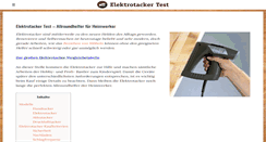 Desktop Screenshot of elektrotackertest.com