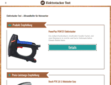 Tablet Screenshot of elektrotackertest.com